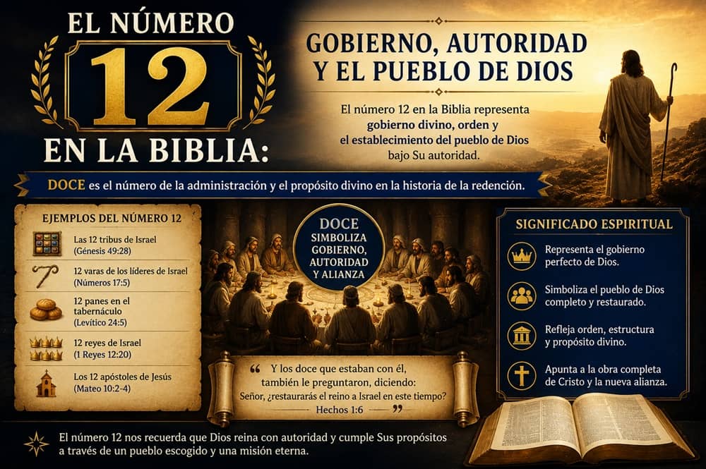 El número 12 en la Biblia