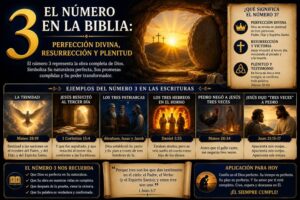 El número 3 en la Biblia perfección divina, resurrección y plenitud