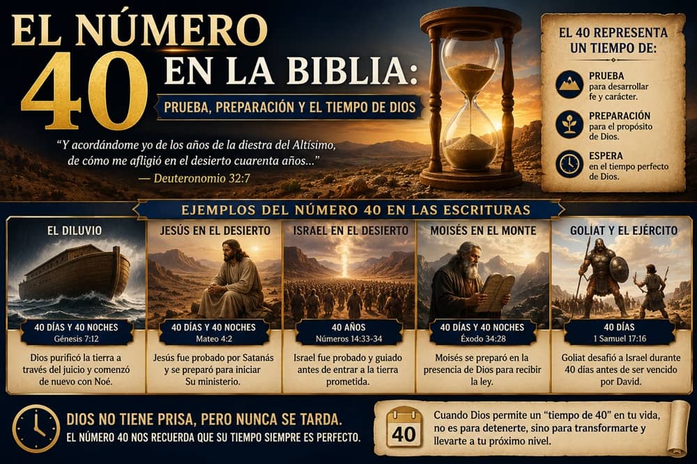 El número 40 en la Biblia