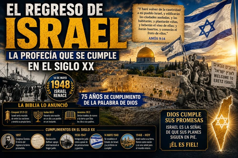 El regreso de Israel la profecía que se cumple en el siglo XX