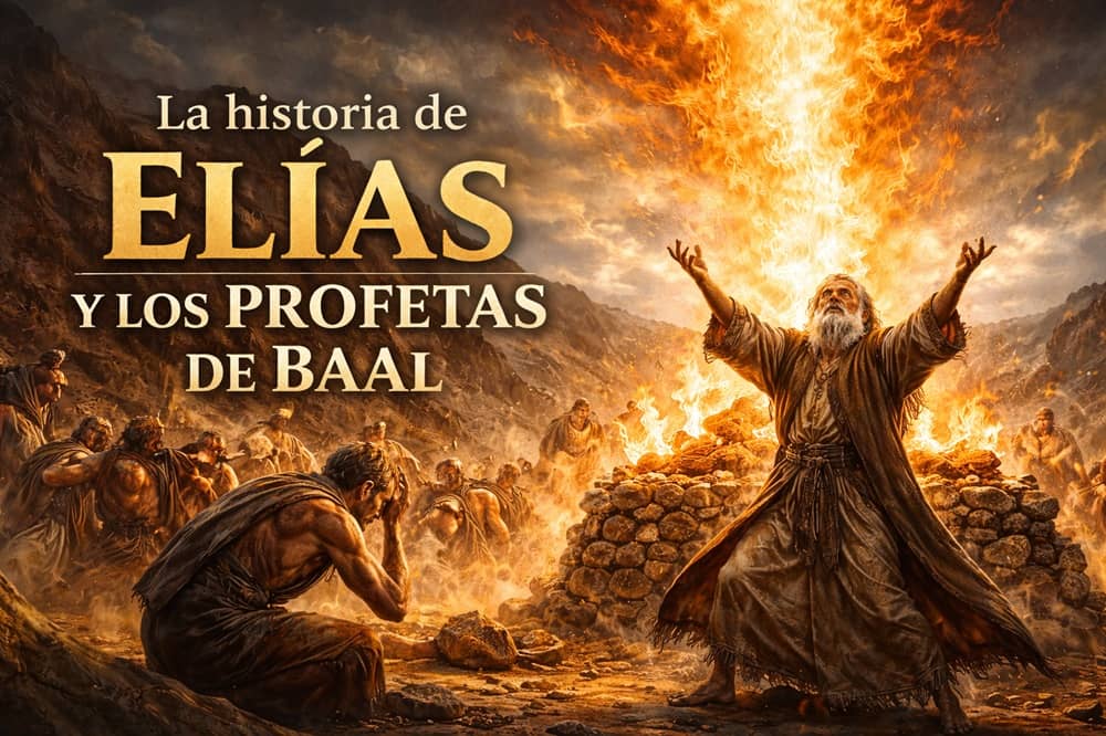 La historia de Elías y los profetas de Baal