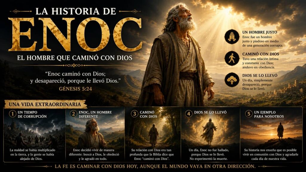 La historia de Enoc el hombre que caminó con Dios y desapareció