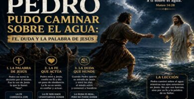 Por qué Pedro pudo caminar sobre el agua