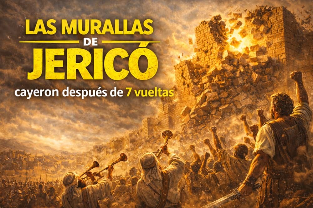 Por qué cayeron las murallas de Jericó después de 7 vueltas